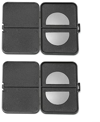 OKH 2 Pairs Stick-on Bifocal Lenses Reader 1.75, Reusable Stick On Adhesive Magnifying Reading Lenses for Sunglasses/Sport Glasses/Ski Goggles, No Water Needed