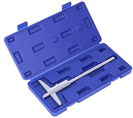 Tiefenmessschieber, Tiefenmesser Accurate Non Gravel für die Metallverarbeitung(0-150mm)