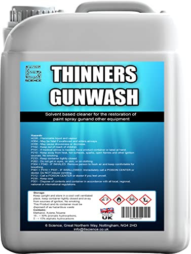 Paint Thinners - Gunwash 1 x 5 litres 6 Science