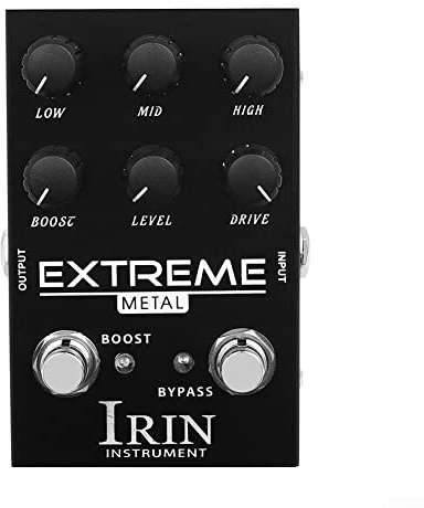 Gitarren Effektpedal, Distortion Guitar Pedal, IRIN Overdrive Distortion Ten Segment Eq Effektgerät für E-Gitarre, A