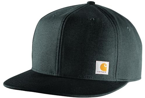 Carhartt Herren-Kappe mit Flacher Krempe, Schwarz, Einheitsgröße