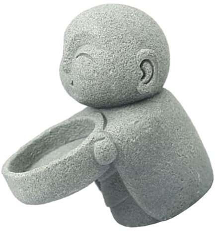 RORPOIR Harz Buddha Kerzenhalter Teelichthalter Dekoration Für Schreibtisch Wohnzimmer Party