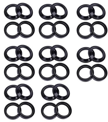 38 * 50 * 11 Front Shock Gabel Dämpfer Öl Dichtung 38 50 Staub Abdeckung Lip for V 35 TT ENDURO 350 1984 V 65 TT 650 1986-1995(16pc seal 16pc cover)