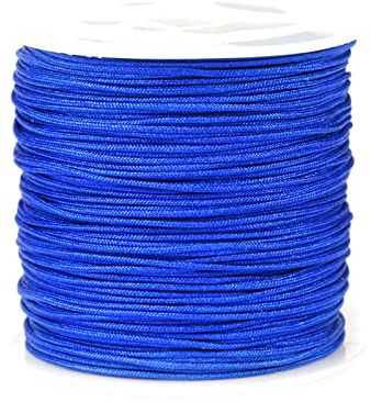 Cordoncino per bracciali, 1 rotolo da 0,8 mm, per tende, trecce, bracciali, creazione di gioielli