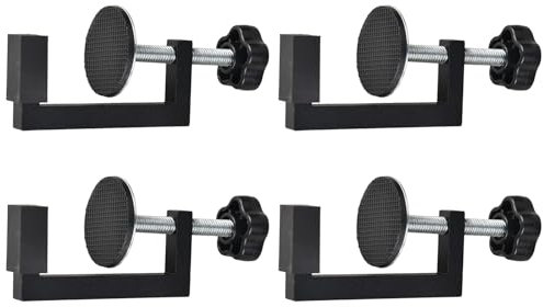 4pcs 10-57mm Reversa Clip C Clip Small Desk Clamp Cabinet C Pinzas Herramientas de carpintería
