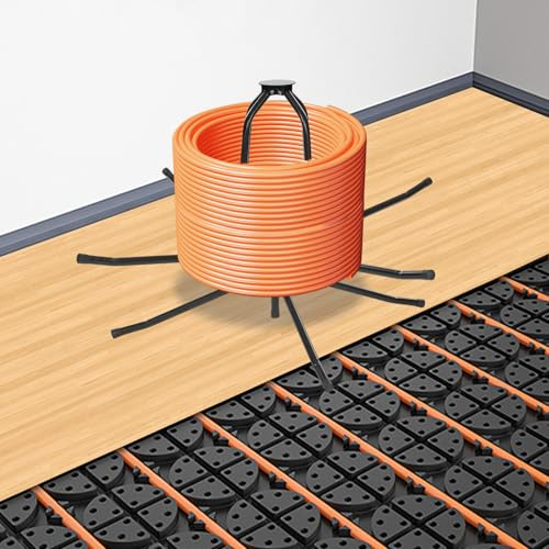 Max.400LBS - Avvolgitubo per tubo composito PEX PERT AL/PEX, doppio strato per riscaldamento a pavimento, con custodia