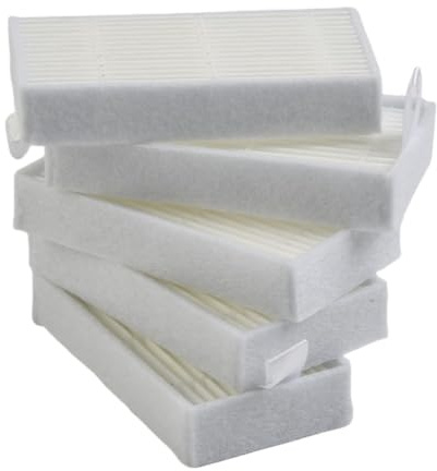 5 Filter für Medion Md 16192 18500 18501 18600 19510 19511 19900 Staubsauger Haushaltsgeräte Staubsauger Ersatzteile Waschbare Mikrofaser Wischpads Staubsauger Filter Ersatz Par