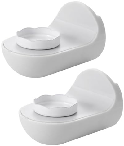LOLIPPYY Soporte Magnético para Jabonera De Ducha 2 Piezas, Organizador De Jabón De Pared Gris, Sin Perforación, Accesorio Práctico para Baño y Cocina