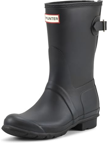 Hunter Womens/Ladies Short Wellington Boots (3 UK) (Black)
