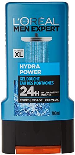 L'Oréal Men Expert Hydra Power - Gel doccia da uomo, idratazione intensa, 300 ml