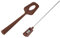 Delaman Chocolate Digital Thermometer Portable Kitchen Kochen & Süßigkeiten Spatel Temperatur Reader & Rührer in einem, Food Grade Silikon, Weihnachtsbedarf