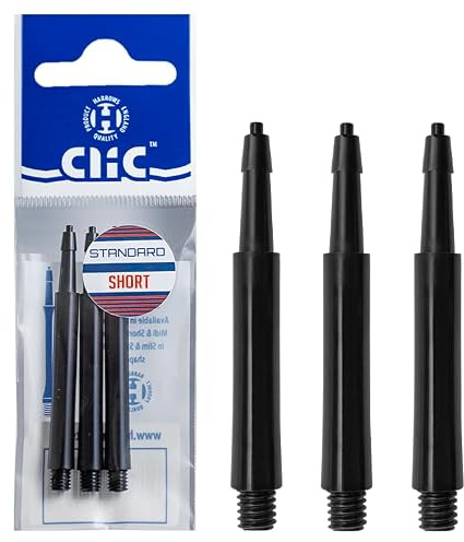 Harrows Shaft Clic Standard Short (verschiedene Farben) Schwarz