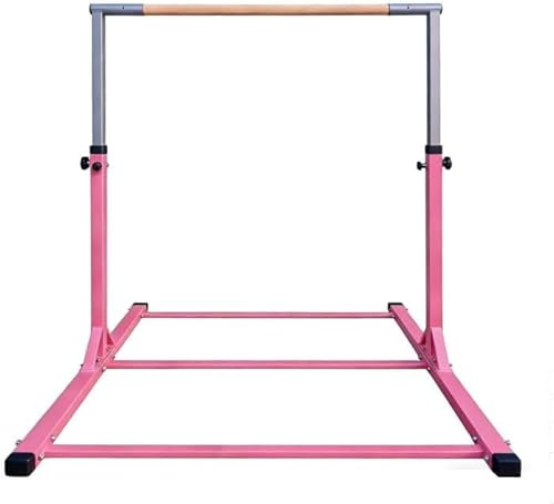 Barra de Gimnasia Barra Horizontal Gimnasio Artística Gimnasia para niños Regulable en Altura Ritmica Equilibrio