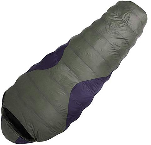 Winter Explosion Ultraleichter Outdoor-Schlafsack für Erwachsene, 800 g, Verdickung, kann beim Camping genäht Werden -25 Grad (Color : Green, Size : 1200g)