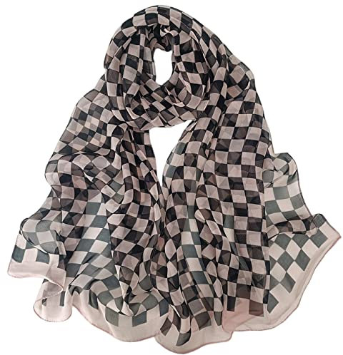 FAIRYGATE Chiffon Schal Bandana Damen Stola Damen Festlich Chiffon Schals und Wickeltücher für Hochzeit Abend Partykleid A5414