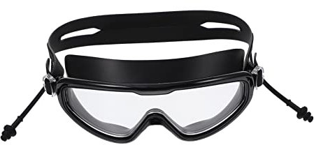 BCOATH Beschlagfreie Schwimmbrille für Erwachsene Silikon Schwimmbrille mit Großerpc Linse Anti Uv Inkl Ohrstöpsel
