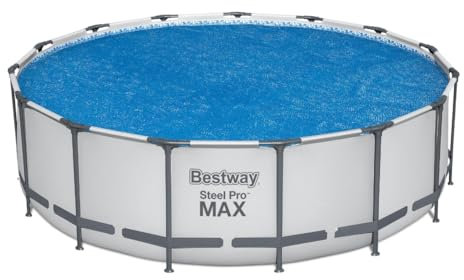 Bestway PE-Solarabdeckplane Ø 462 cm, blau, rund