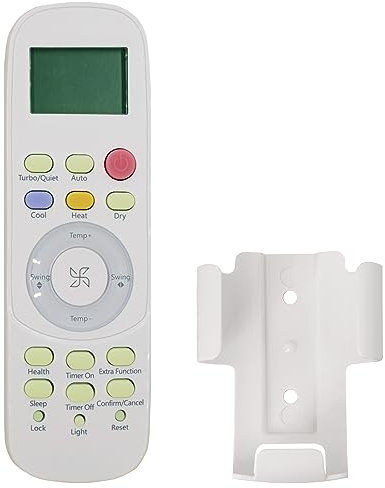 Replacement Remote Control for GE/Haier AW18EH2VHA AW18ES2VHA AW18LC2VHA AW18LC2VHB AW18TE2VHA AW24ES2VHA AW24TE2VHA AW36LP2VHA AW09ES2VHA Ductless Multi-Split Heat Pump Room Air Conditioner