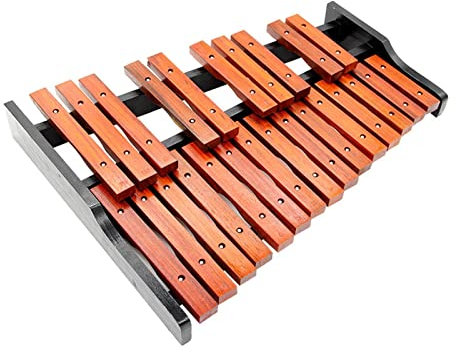 Klangplatten Professioneller 25-Ton-Xylophon-Mehrton-Aluminiumplattenspieler Klopft An Das Klavier, Um Oxford-Tasche Und Stativ Zu Senden Glockenspiel