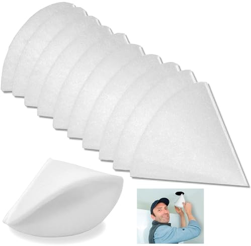 Ylinwtech 10 stycken koniska filter, DN 125, G4, frånluftsfilter, konformad, frånluftsfilterset, frånluftsfilterset för ventilationssystem tiotar, helios, maico, pluggit