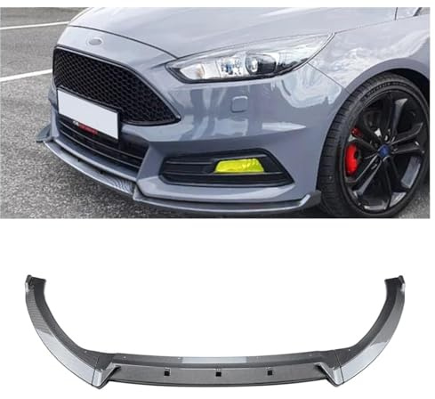 Lèvre de séparateur de becquet de pare-chocs avant pour Ford Focus ST MK3.5 2015-2018 2016 Noir
