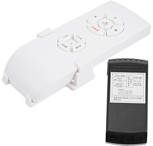 Yardenfun Empfänger Für Deckenventilatorlampe Für Ventilatorlampe 2-Stunden-Timing-Funktion Universelle Deckenventilator-Fernbedienung Einfach Einzustellen