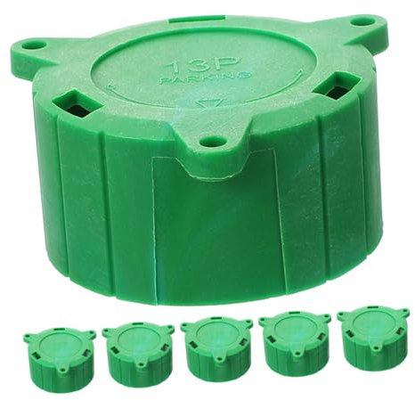 MAGICLULU 6pcs Pin Socket Cap Plug Holder Trailer Connector Cover Plug Parking Cap for Caravan Cover Electric Car Accessories