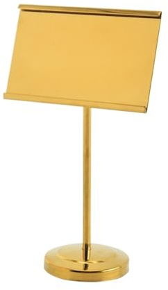 KFGISD, Goldhalter Büro Desktop Kartenständer Visitenkartenständer Organizer Namenskartenständer Visitenkartenhalter Display ,Visitenkartenhalter(Gold,15.5x9cm)