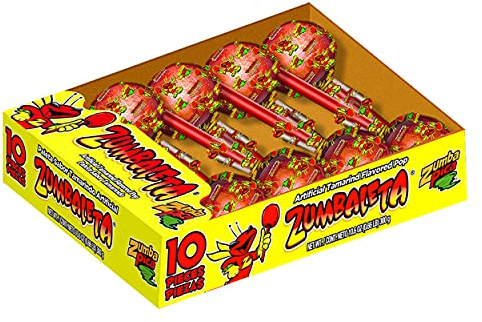 Zumba Pica Tamarind Mexican Candy, 10 Pieces, 1.06 Ounces Each