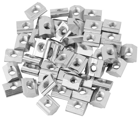 Nutensteine für Hammerköpfe, vernickelter Karbonstahl, für Möbel, Nutensteine für Aluminium-Profile, Holzbearbeitung