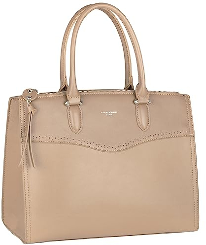 David Jones - Damen Handtasche Elegante - Henkeltasche PU Leder Frau - Große Shopper Tasche - Schultertasche Viele Fächer & Taschen - Alltag Klassisch Modisch Arbeitstasche Arbeit Schule