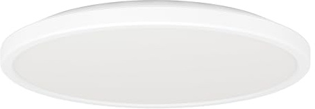 EGLO LED Deckenleuchte Rovito, runde Badezimmer Deckenlampe | Badlampe Decke aus Kunststoff in Weiß, Deckenbeleuchtung warmweiß-kaltweiß, IP44, Ø 30 cm