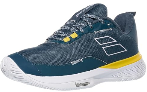 Babolat Men's SFX Evo All Court Tennis Shoes, Dark Grey/White, 9.5 UK