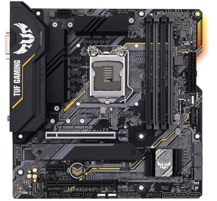 Dator moderkort Fit For ASUS TUF GAMING B460M-PLUS MATX Intel B460 DDR4 WiFi 6, SATA 6 Gbps, USB 3.2 Gen 1 128G LGA 1200 CPU Moderkort