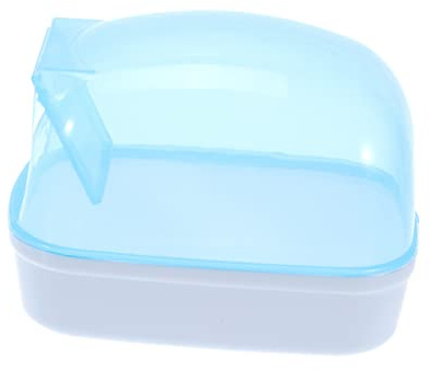CLISPEED Lavabo para Hámster Baño de Plástico Color Aleatorio Tamaño Pequeño para Animales Pequeños Uso en Jaulas Mascotas Pequeñas