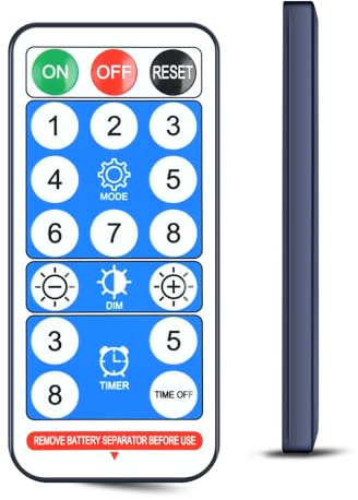 RYQIF Remote Control for LITOHOM/Guijiyi/Light-Brightly/ULIGHTOWN Lights | No Setup Required,Fully Functional,Sensitive