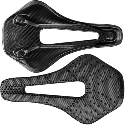 XPKHVZVLQ 3D-Gedruckter Hohler, Ultraleichter, Atmungsaktiver Fahrradsattel Aus Nylon-Kohlenstofffaser for MTB-Rennräder(T40A 3D Saddle)