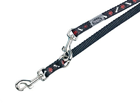 Nobby Führleine Mini, schwarz L: 200 cm, B: 10 mm, 1 Stück
