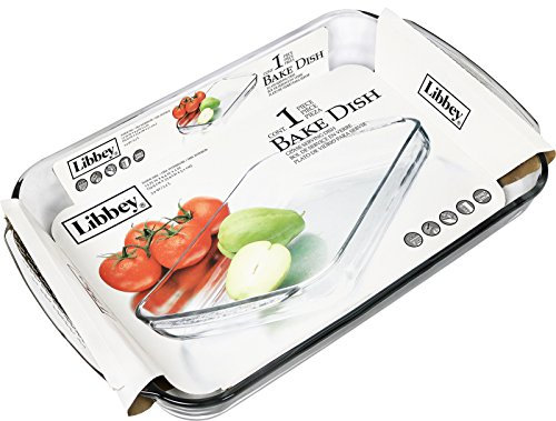 Libbey Glas-Backform, rechteckig, 22,9 x 33 cm, transparent