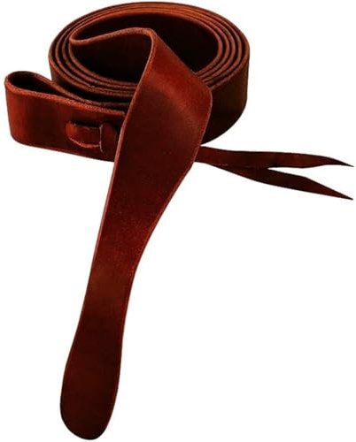 Reinsman Circle Y Latigo Tie Strap | Durable Adjustable Western Leather Equine Saddle Cinch Tie Strap with Holes | Ranch Riding & Training Horses, 1 1/2 x 6'