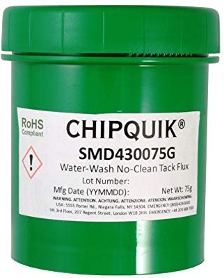 Tack Flux no-clean water-washable SMD4300 in 75 gram Jar
