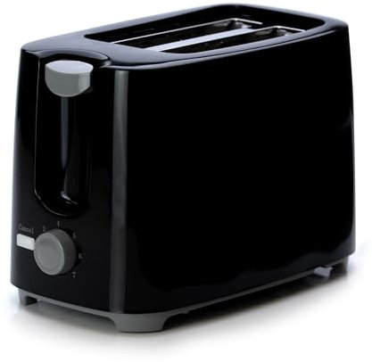 STATUS Madison 2 Slice Toaster - 750W | Black | Variable Browning Control & Removable Crumb Tray | 2SLBLKMADISONX4