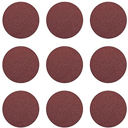 Utoolmart Lot de 15 disques abrasifs avec dos adhésif en oxyde d'aluminium 225 mm Grain 40 pour outils de travail du métal