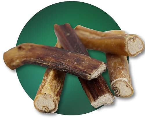 BREERs Getrocknete Ochsenziemer 20 cm für Hunde 250g eigene deutsche Herstellung | Hundeleckerli Kaustange Hundesnack für große, kleine Hunde & Welpen | Kauartikel reinigt und stärkt das Gebiss