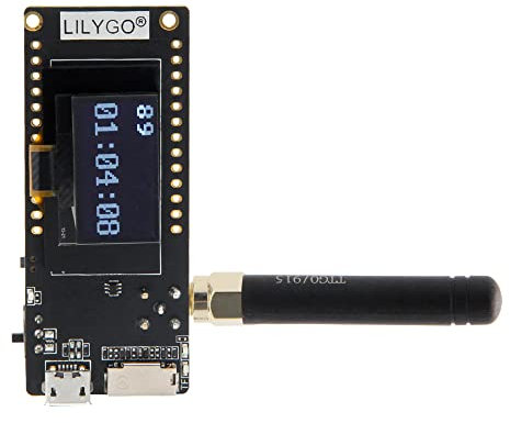 LILYGO LoRa32 433Mhz ESP32 Scheda di sviluppo OLED 0,96 pollici Scheda SD BLE WiFi TTGO Modulo contapassi