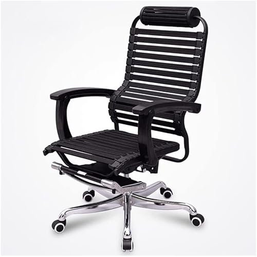 ABGRC Bürostuhl Ergonomischer Bürostuhl, höhenverstellbarer Computerstuhl, 360° drehbarer Schreibtischstuhl mit Fußstütze, 135° Neigungswinkel Stress abbauen