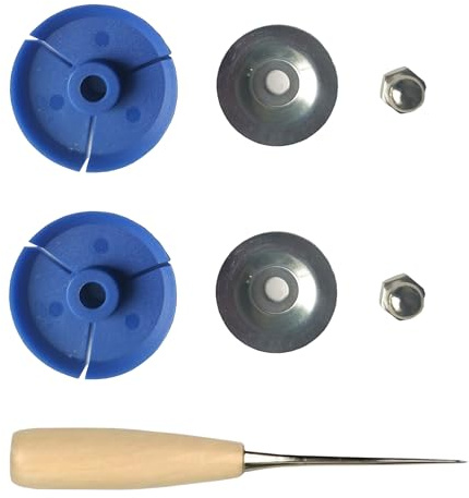 HAMUULL Two Sets Of Sausage Caulk Gun Press Pads And Awls For Caulking Pipe Openings (7)
