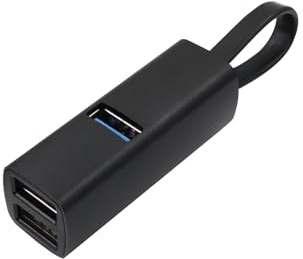 RIIEYOCA Hub USB A a USB 3.0, 3 porte USB 3.0, hub USB 2.0, mini alluminio portatile, 3 porte, splitter Storage USB, hub di espansione per auto, telefoni cellulari, notebook, PC