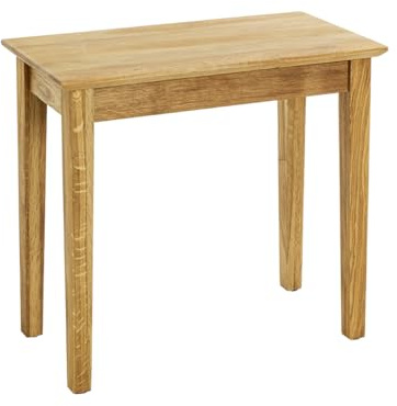 HAKU Beistelltisch Massivholz Eiche Couchtisch Holz Sofatisch - Maße: B 56 x H 52 x T 30 cm Style: Traditional