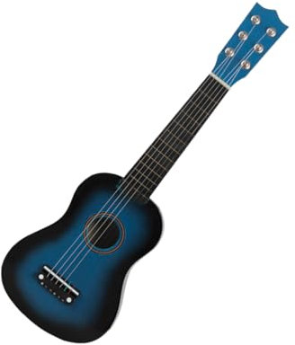 JEWEDECO Folk-akustikgitarre Anfänger-Musikinstrument Gitarre Für Musikunterricht Zu Hause Für Junge Mädchen Aus Lindenholz Mit Und Zubehör